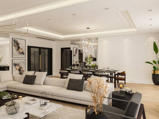 Villa Salon, 3d Antalya 3d Antalya Modern Oturma Odası