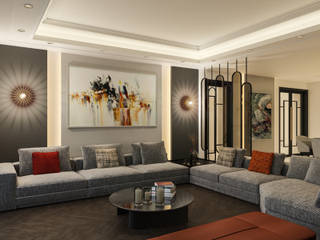 Villa Salon, 3d Antalya 3d Antalya Moderne woonkamers