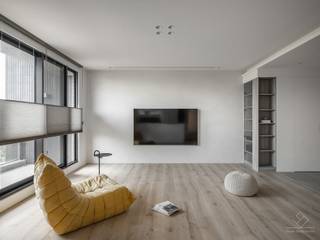 沐．慕《坤山沐慕》, 極簡室內設計 Simple Design Studio 極簡室內設計 Simple Design Studio Living room