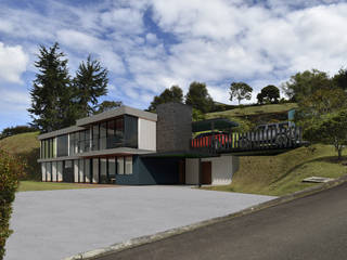 Casa C-B, Taller Once Arquitectura Taller Once Arquitectura Country house Metal