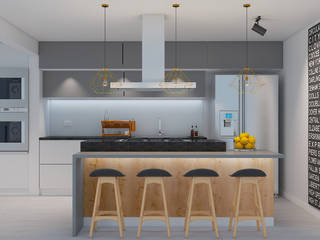 House B, Raum 360 S.A.S Raum 360 S.A.S Minimalist kitchen