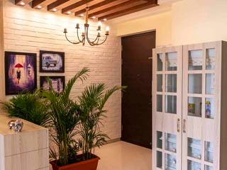 3BHK Apartment, Cee Bee Design Studio Cee Bee Design Studio Classic style corridor, hallway and stairs