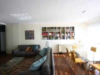 PLURILOCALE ARGELATI, ARCHITETTO FRANCA DE GIULI ARCHITETTO FRANCA DE GIULI Moderne Wohnzimmer