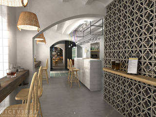 Tangerina Resto Bar, VICEVERSA Architecture & Design VICEVERSA Architecture & Design Aeropuertos de estilo mediterráneo