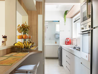 COZINHA AMERICANA, Baccari Interiores Studio Design Baccari Interiores Studio Design Small kitchens