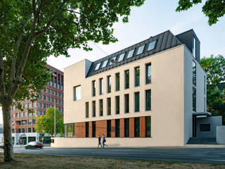 Bürohaus KFR79, BITSCH + BIENSTEIN Architekten BITSCH + BIENSTEIN Architekten Gewerbeflächen Ziegel Beige