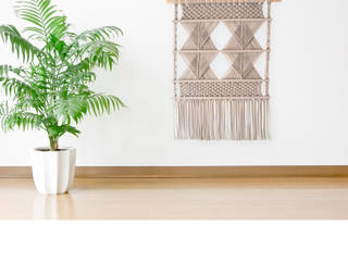 LYRA, painel macrame geométrico, Rute Santos - Textil Art Rute Santos - Textil Art Modern Houses