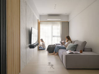 淺焙, 禾光室內裝修設計 ─ Her Guang Design 禾光室內裝修設計 ─ Her Guang Design Minimalist living room