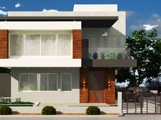 Bungalow - Chirag Shah, ZEAL Arch Designs ZEAL Arch Designs Modern Houses