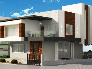 Bungalow - Chirag Shah, ZEAL Arch Designs ZEAL Arch Designs Modern Houses