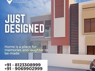 Residential Building Design at Bagalkot, Cfolios Design And Construction Solutions Pvt Ltd Cfolios Design And Construction Solutions Pvt Ltd