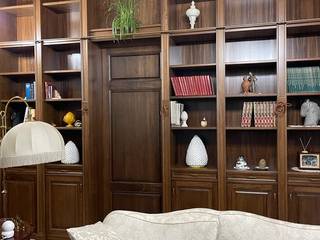 Librerie classiche, Falegnameria su misura Falegnameria su misura Study/officeCupboards & shelving Wood Wood effect