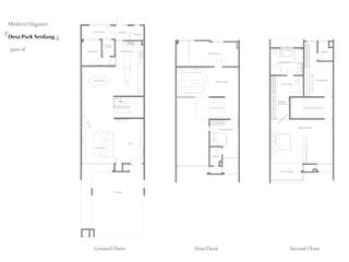 Desa Park Serdang, Interior+ Design Interior+ Design Floors