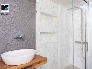 Revestimiento de baño, RENOLIT ALKORPLAN RENOLIT ALKORPLAN Ванная комната в стиле минимализм