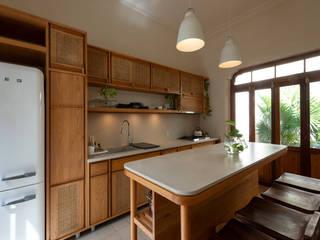 La Casita, FMT Estudio FMT Estudio Asian style kitchen Solid Wood Multicolored