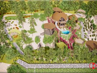 Thiết kế nhà vườn sinh thái nghỉ dưỡng ở Nha Trang, Công ty TNHH Ông Kien Công ty TNHH Ông Kien