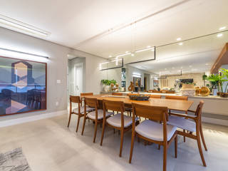 LIVING AMPLO, Lucia Navajas -Arquitetura & Interiores Lucia Navajas -Arquitetura & Interiores Modern dining room