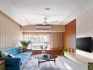 Contemporary Cheer, CanvasInc architecture | interiors CanvasInc architecture | interiors Living room
