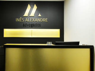 Escritório de Advogados Inês Alexandre, Projecto 84 Projecto 84 Commercial spaces Amber/Gold