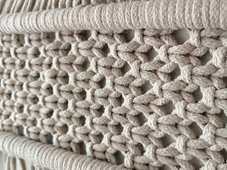 LYRA, painel macrame geométrico, Rute Santos - Textil Art Rute Santos - Textil Art Modern Bedroom