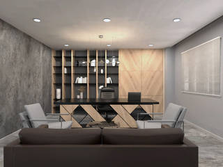 marble showroom, Ramazan Yücel İç mimarlık Ramazan Yücel İç mimarlık Modern study/office Marble