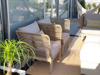 Projeto - Design de Interiores - Varanda CM, Areabranca Areabranca Balconies, verandas & terraces Furniture