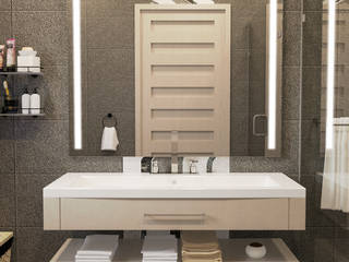 Bathroom, Diaa Aldein Diaa Aldein Baños de estilo minimalista