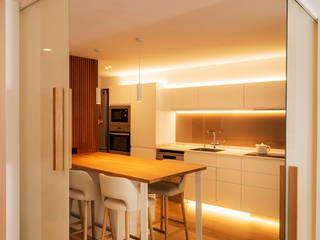Reforma Integral de Cocina en Sitges Barcelona Spain, FPM Arquitectura FPM Arquitectura Kitchen units Plywood