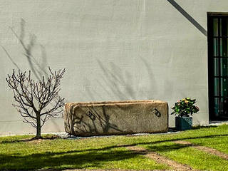 Granitbrunnen, Steiner Naturstein Steiner Naturstein Jardines de estilo ecléctico