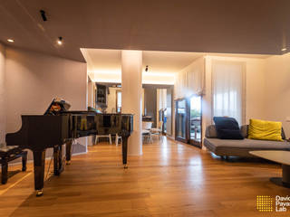 BLACK & PIANO, Davide Pavanello Lab Davide Pavanello Lab Modern living room