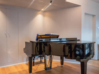 BLACK & PIANO, Davide Pavanello Lab Davide Pavanello Lab Modern living room