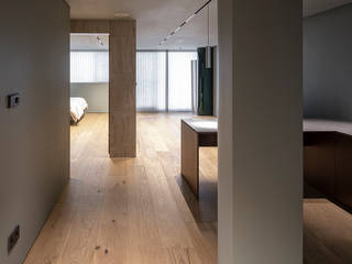 서래한신 아파트 27평형 인테리어 리모델링, studio FOAM Architects studio FOAM Architects Modern Corridor, Hallway and Staircase