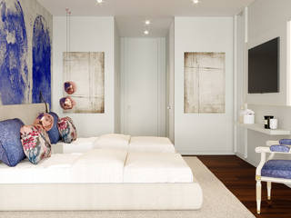 Quarto de Visitas, Khalo Interiores Khalo Interiores 모던스타일 침실