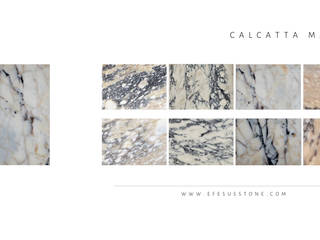 Calacatta / Turkish White Carrara Marble, Bursa Beige Marble Bursa Beige Marble Paredes y pisos de estilo moderno
