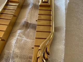 Specchiera stile impero di grandi dimensioni, Falegnameria su misura Falegnameria su misura Study/officeAccessories & decoration Solid Wood Amber/Gold