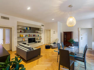 un classico appartamento, studio lenzi e associati studio lenzi e associati Classic style living room