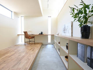 Hitachinaka no hiraya, TKD-ARCHITECT TKD-ARCHITECT Modern Study Room and Home Office