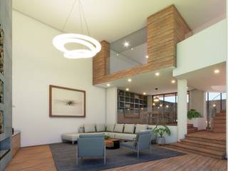 Cima, Hall Arquitectos Hall Arquitectos Modern Living Room