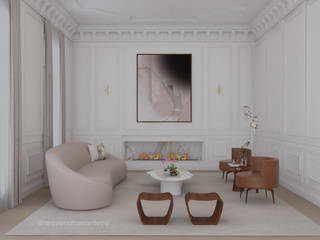 Apartamento em New York Tribeca, Studio Décor & Co. Studio Décor & Co. Classic style living room