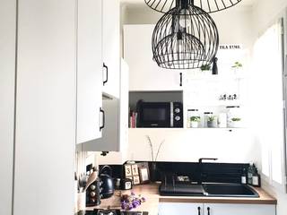 Cuisine style New-yorkais , Eli_design Eli_design Small kitchens Metal