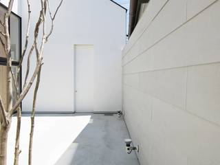 豊川の家Ⅱ-toyokawa, 株式会社 空間建築-傳 株式会社 空間建築-傳 Asian style garden Concrete