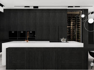 A SIGNATURE STYLE | Projekt kuchni i winiarni, ARTDESIGN architektura wnętrz ARTDESIGN architektura wnętrz ห้องครัว