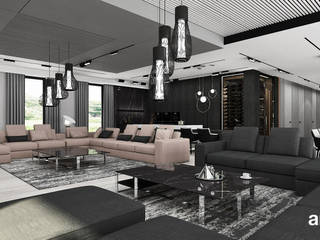 A SIGNATURE STYLE | Wnętrza domu | Salon i hol, ARTDESIGN architektura wnętrz ARTDESIGN architektura wnętrz ห้องนั่งเล่น