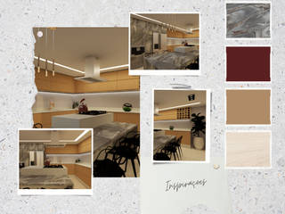 Projeto residencial, Amanda Escher Designer de Interiores Amanda Escher Designer de Interiores 系統廚具