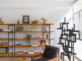 Loft en Poblenou, Barcelona, Alex March Studio Alex March Studio Mediterranean style living room