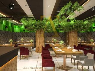 Restaurant interior design by the best interior designer in Patna, Bihar, The Artwill Interior The Artwill Interior