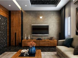 Best Interior designs, Monnaie Interiors Pvt Ltd Monnaie Interiors Pvt Ltd Modern living room لکڑی Wood effect