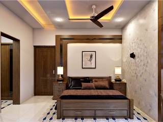 Best Interior designs, Monnaie Interiors Pvt Ltd Monnaie Interiors Pvt Ltd モダンスタイルの寝室 木 木目調