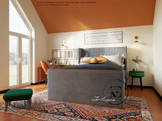 Soleray с нотками Мексики., IvE-Interior IvE-Interior Спальня в эклектичном стиле Оранжевый