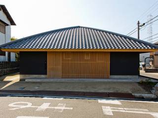 方形の家, 宝角建築ｱﾄﾘｴ 宝角建築ｱﾄﾘｴ Nhà gỗ Gỗ Wood effect